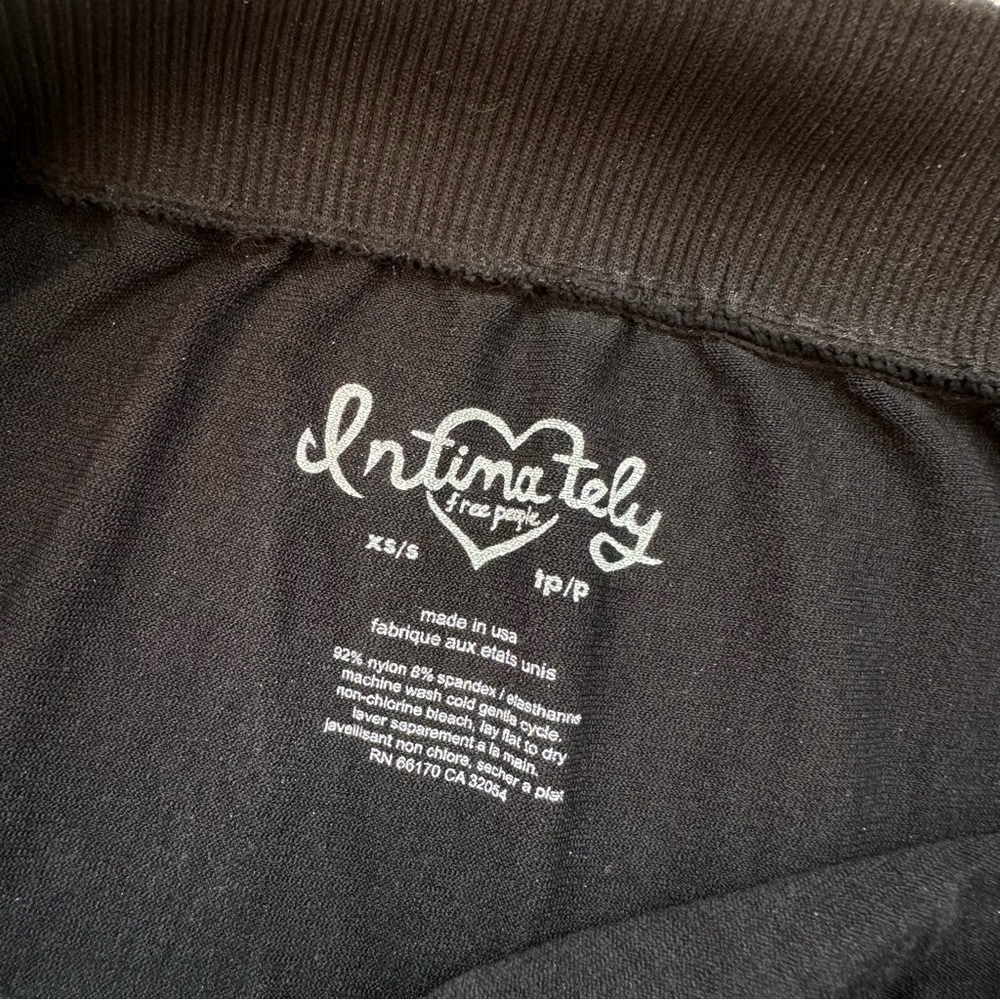 NWOT Free People Intimately Barely There Black Cutout Yoga Leggings - Picture 7 of 11